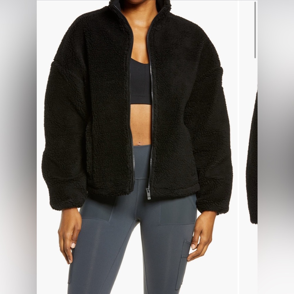 Alo Sherpa Black Jacket